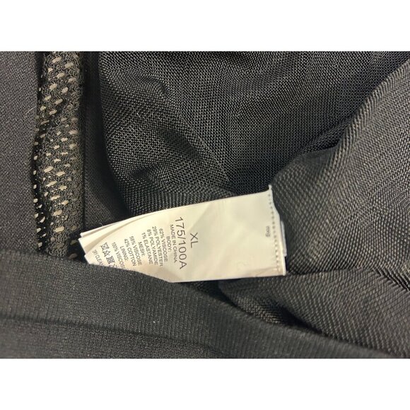 Kate Spade Black Sleeveless Mock Neck Mesh Panel Sweater Dress Womens XL - Picture 7 of 7